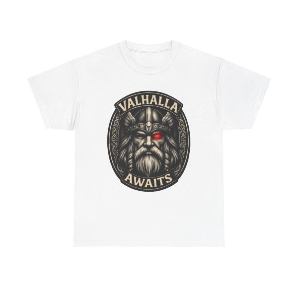 Valhalla Awaits Odin Viking T-Shirt