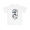Yggdrasil Frost Wisdom T-Shirt - Norse Tree of Life Rune Design