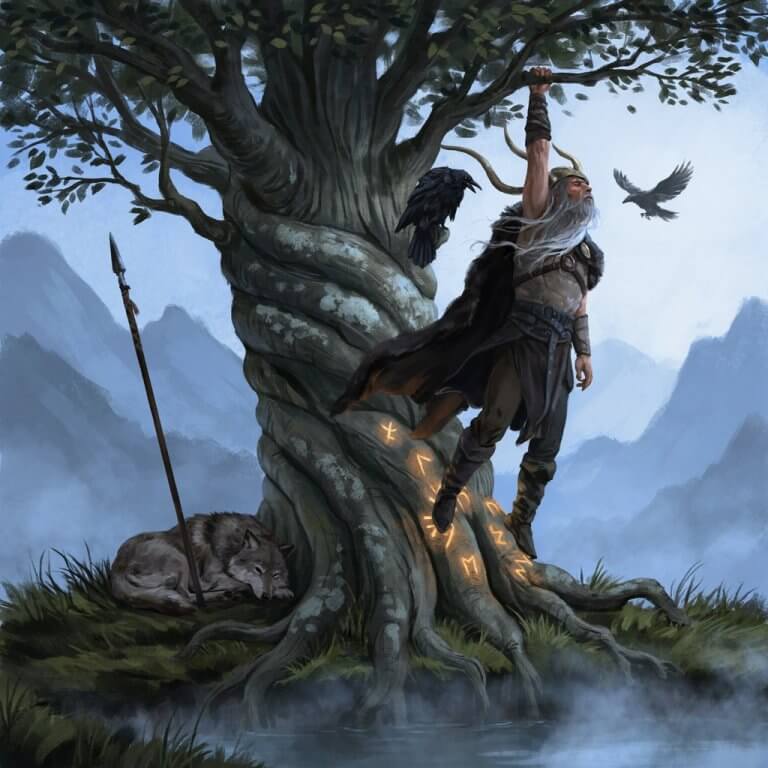 Odin's sacrifice