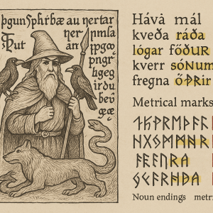 Old Norse Case Endings in Eddic Poetry: How Meter and Grammar Interact
